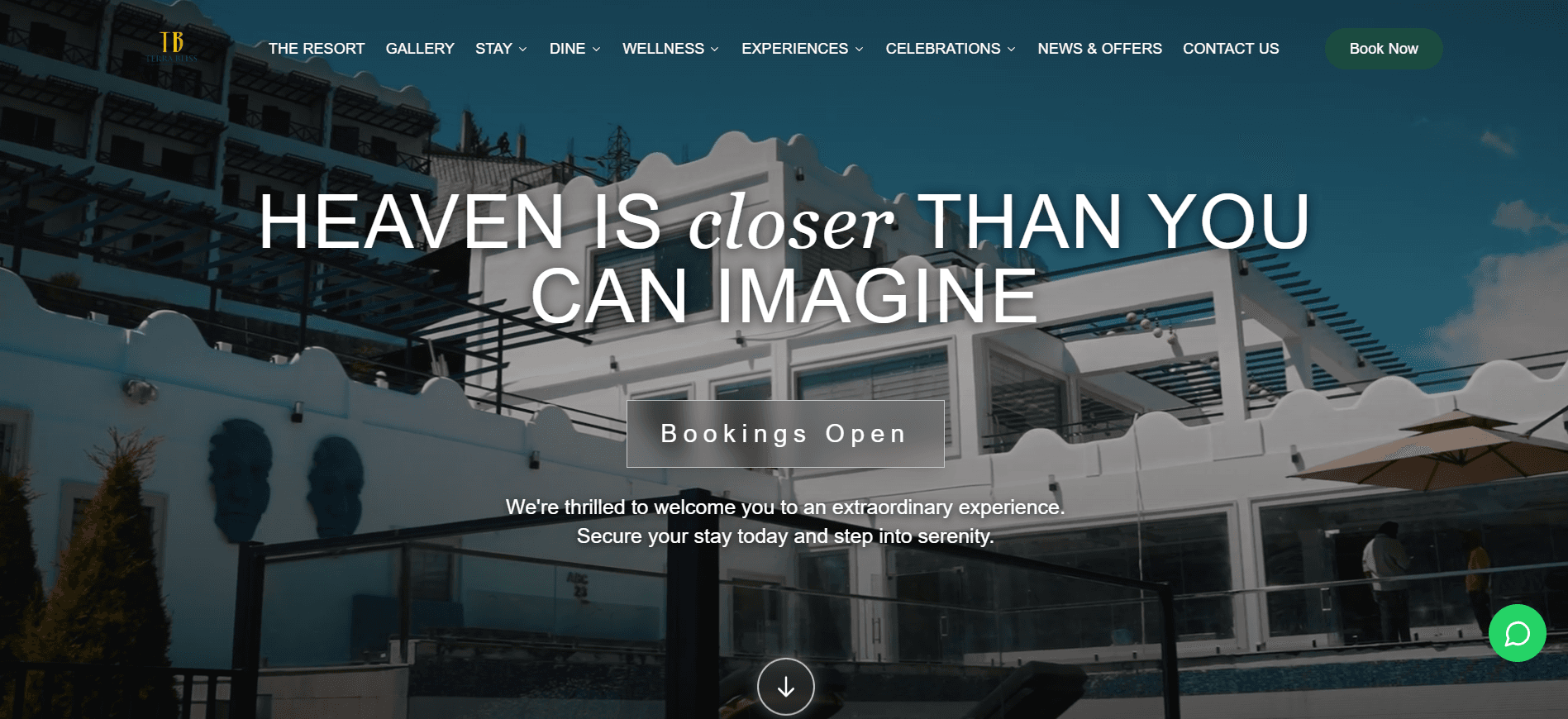 Terra Bliss Hotel project screenshot