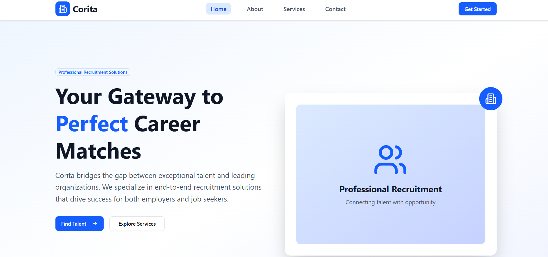 Corita project screenshot