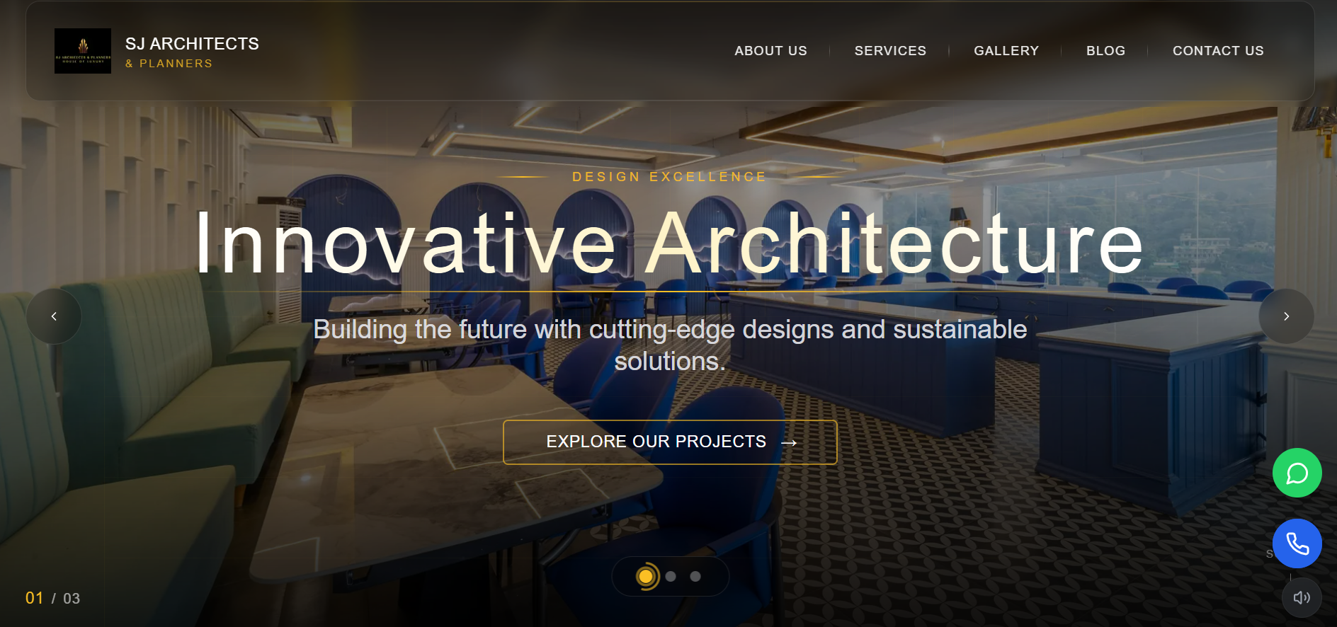 SJ Architects project screenshot